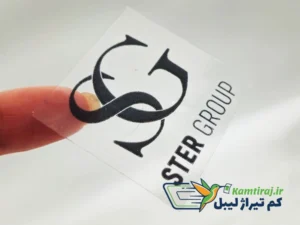 لیبل شیشه ای تعدادکم