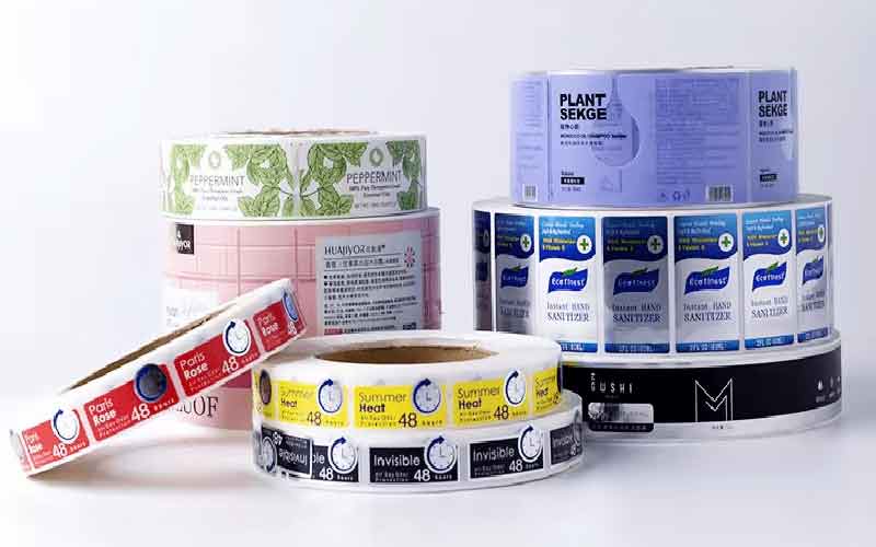 لیبل شیشه‌ای در تعداد کم